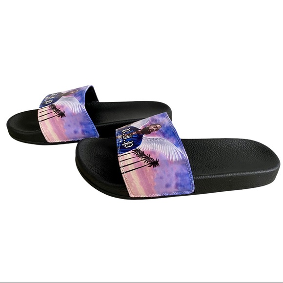 Nipsey Hussle Slides Sandals Size: 6 (Mens)